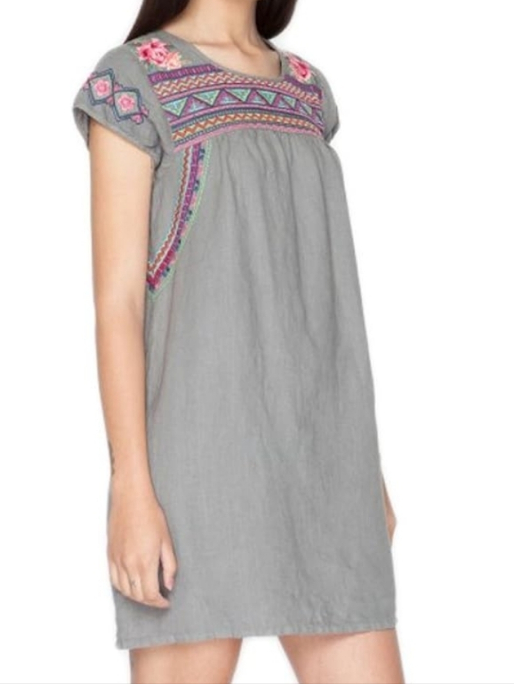 Johnny Was Linen Dress M - Picture 2 of 9